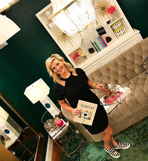 Jeanette Haley in her Showroom