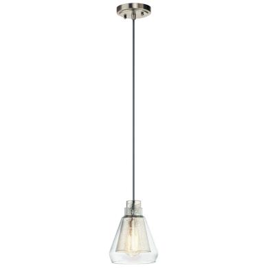 kichler lighting 43624ni evie 8 one light mini pendant