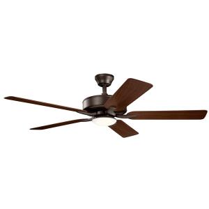 Basics Pro Designer - Ceiling Fan with Light Kit - with Transitional inspirations - 12.5 inches tall by 52 inches wide