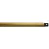 24 Inch Down Rod Length - Natural Brass Finish