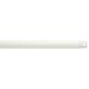 72 Inch Down Rod Length - White Finish