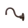 RGN10-ABR - 6 x 10 Inch Goose Neck Wall Mount - Architectural Bronze Finish
