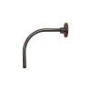 RGN12-ABR - 12 x 13 Inch Goose Neck Wall Mount - Architectural Bronze Finish