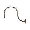 RGN24-ABR - 15 x 24 Inch Goose Neck Wall Mount - Architectural Bronze Finish